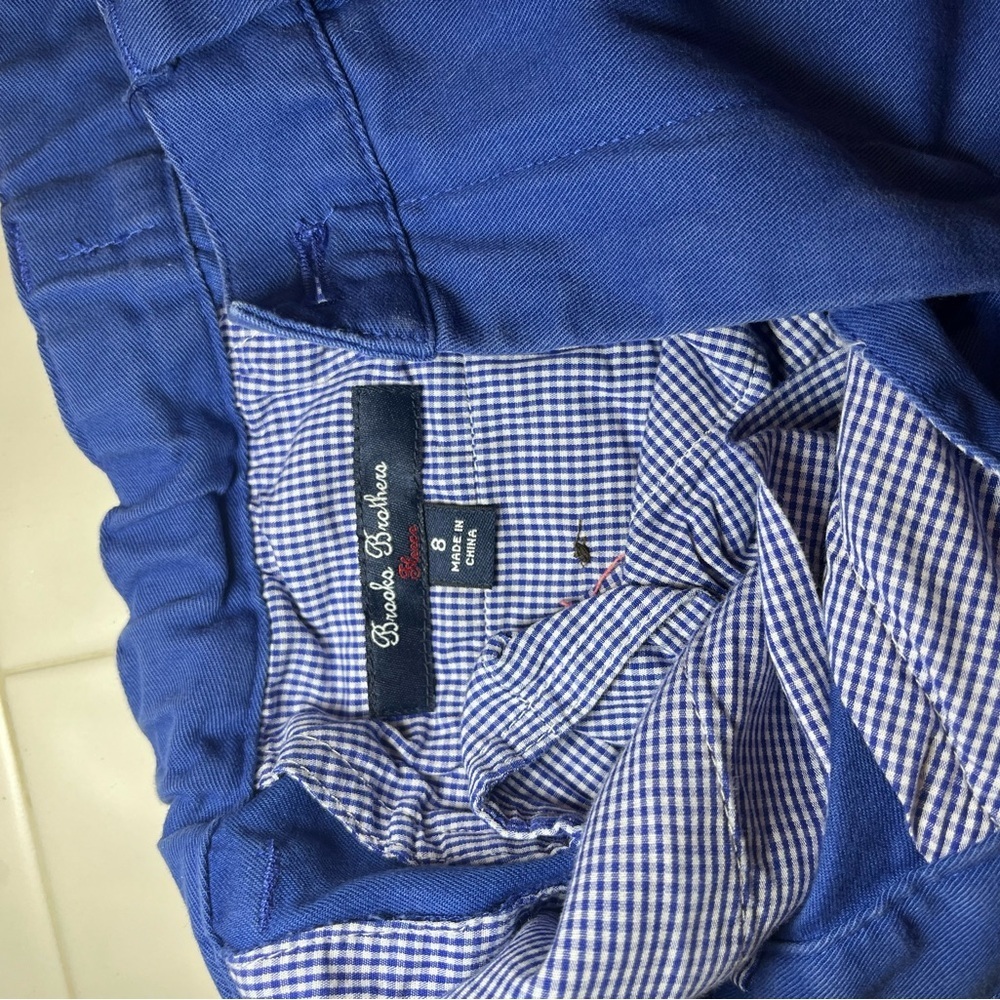 Brooks Brothers Boys Size 8 Royal Blue Straight Leg Pants - Picture 5 of 12